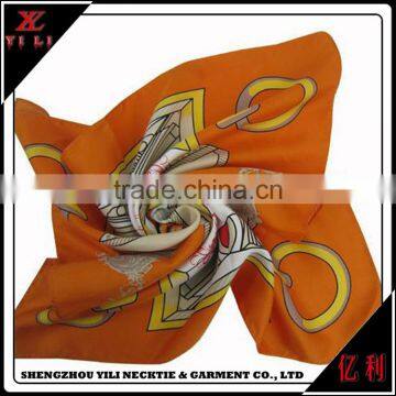Hot Selling Colorful Women Wholesale Square Silk Scarf photo-5