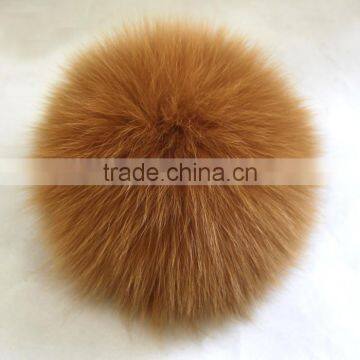 Myfur Caramel Fox Body Fur Pom Pom Real Animal Fur Accessory photo-3