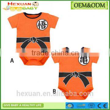 Cute Baby Boy Romper Short Sleeve Cotton Jumpsuit Baby Cartoon