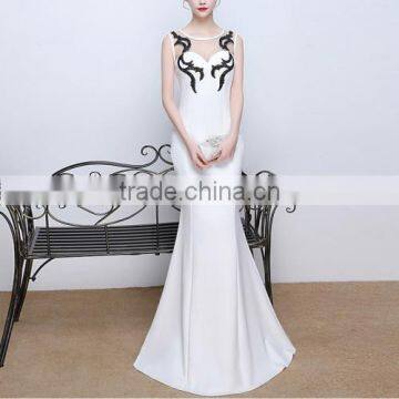 2017 Latest Design Sexy Tight Sleeveless Women's Evening Dress photo-2