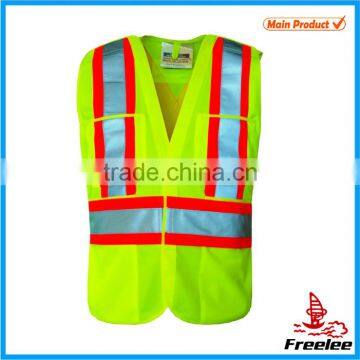 Reflective safety vest with pockets, safety reflective vest for men