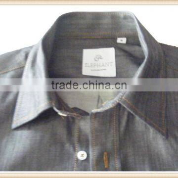 2016 Custom Men Cotton Denim Shirts photo-2