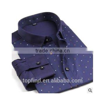 Men Fashion Slim Fit Long Sleeve Print Causal Shirts photo-5