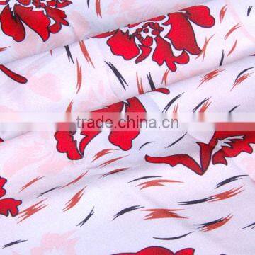 Polyester Dress Printed Satin Fabric