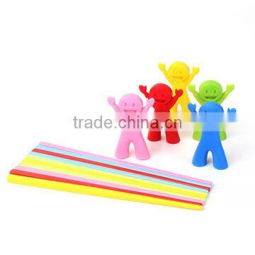 Children Kids Baby Beginner Cartoon Style Easy Fun Learning Training Helper Chopsticks Random Color photo-4