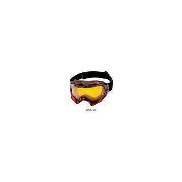 Snow Ski Goggles With Attachable Top Frame Trim, Double Anti-Fog Lens,100% UV