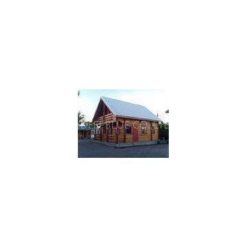 Wooden Style Modular Homes Bungalow / Sound-Proof Prefab Bungalow