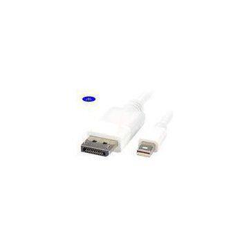 Shielded Braided DP To Mini DP Cable High Perfermance EMI 3ft 6ft 10ft Length
