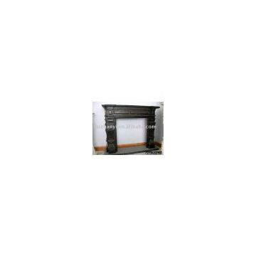 Marble fireplace