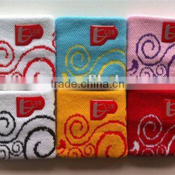 Promotional cheap cotton sport custom sweatbands no minimum