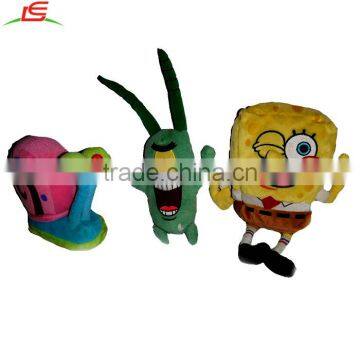 Wholesale Plankton Gary Snail Sponge Set Plush Soft Toy Stuffed Animal