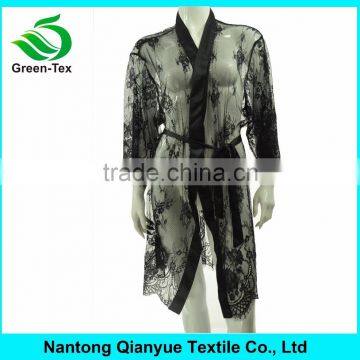 Cheap Wholesale Sexy Black Women Lace Robes