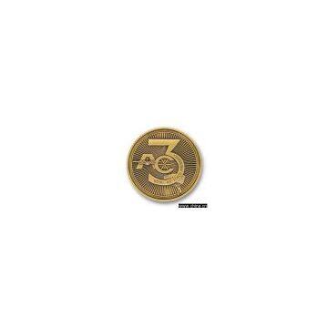 Gold Engrave Coin 07022452