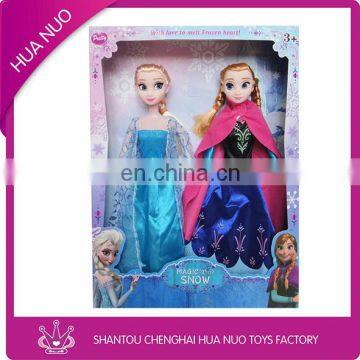 Hot sale frozen elsa and anna doll for promotion