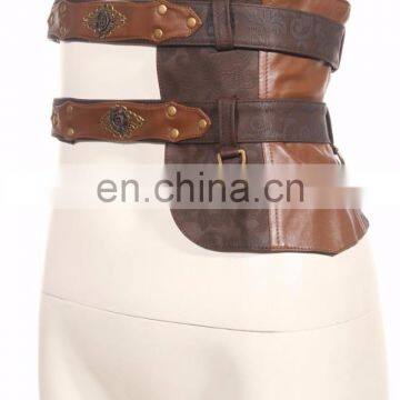 Steampunk Half-corsage - Waist Belt With Removable Details and Pocket photo-3