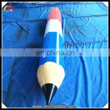 Cheap inflatable pvc pencil,advertising pencil decoration,promotion pen model