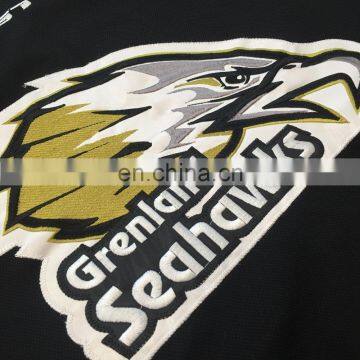 Custom Team Set Embroidery Tackle Twill Ice Hockey Jersey photo-3