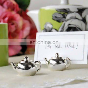 Tea Pot Wedding Favor Place Card Holder