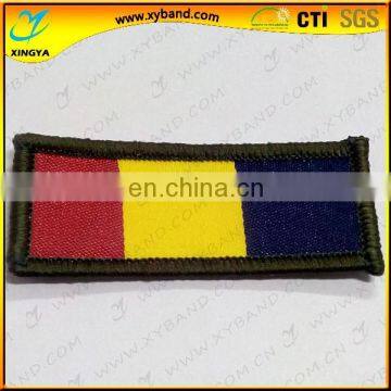 eagles locking woven national flag badges