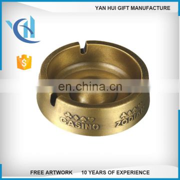 Fancy metal round ashtray high quality ashtray