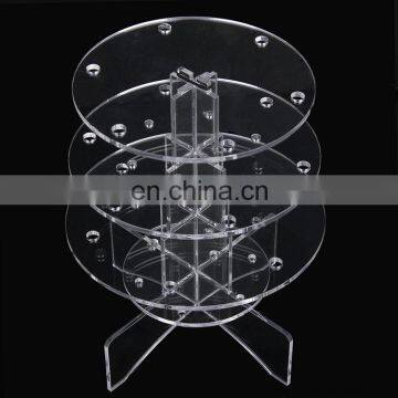 Best design 3-Tier 18 Holes Clear Acrylic Lollipop Display Holder Stand For Retail Shop