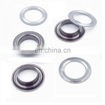 Wholesale Bag Cloth Shoe Accessories Silver Round Brass Metal Eyelet photo-3