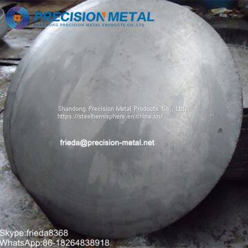 Stainless steel flat head with diameter 600mm