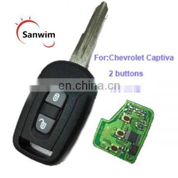 car remote key 433 MHZ 2 buttons for Chevrolet Captiva