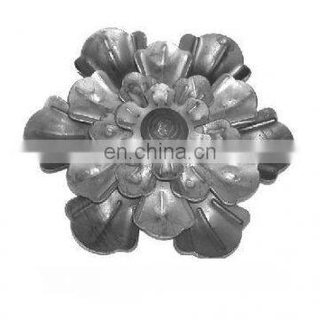 stamped steel flowers