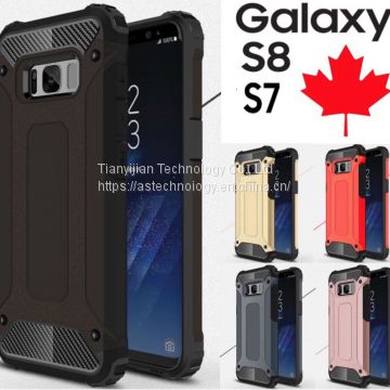 Samsung Galaxy S8 & S8 Plus Dual Layer Shockproof Armour Tough Case Cover