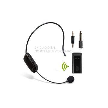 U8 Wireless UHF Headset Microphone Receiver Set for Amplifier or Speakers