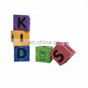EVA Foam Colorful Montessori Teaching Tool Alphabet Blocks With Letters & Numbers & Learning Pictures for Toddler, Preschool photo-3