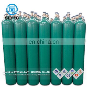 ISO9809-1 Standard Steel 13.4L Gas Cylinder Filled CO2, Oxygen, Argon, Nitrogen, Helium Gas