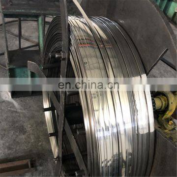 aisi 304 316 stainless steel bright flat wire