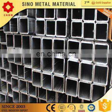 square hollow section steel tubing/square galvanized fence posts/rectangular black steel tubing