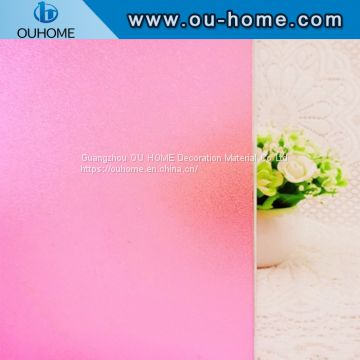 BT912 Translucent Pink Building Decorative Colored Window Tint Glass film