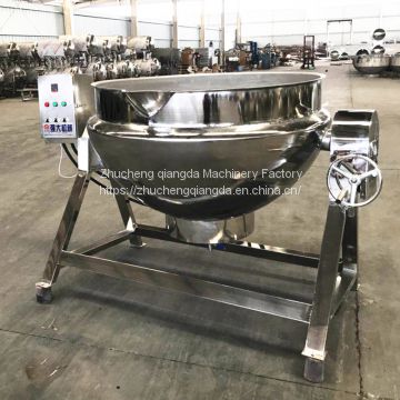 Electric Steam Jacketed Kettle Industrial Cooking Pots With