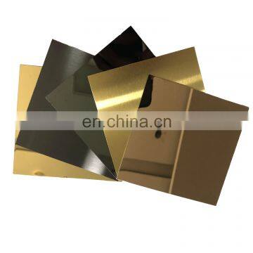 factory supplier best selling rose gold hairline stainless steel sheet