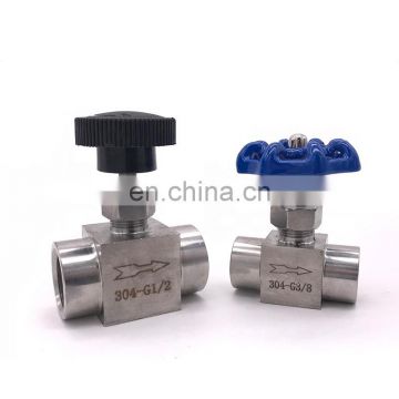 Needle valve Female thread 1/8" 1/4" 3/8" 1/2" inch G thread stainless steel Flow Control shut off crane Adjustable needle valve