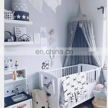 Best Quality Kids Cotton Circular Bed Canopies Foldable Mosquito Net photo-5