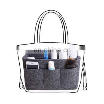 Customized Felt Bag Tote Organizer,Purse Cosmetic Diaper Insert photo-6