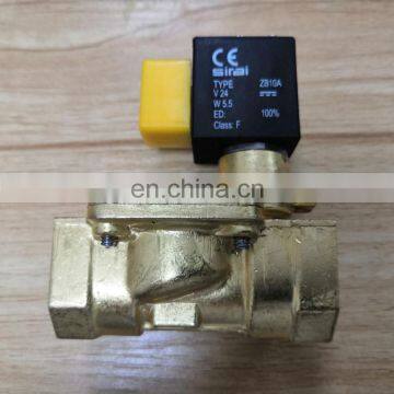 Sirai 2 way brass water solenoid valve ZB10A DC24V