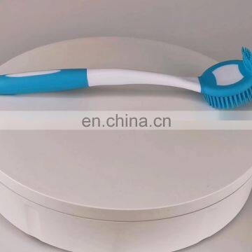 double sides dish cleaning brush with long handle tpr brush