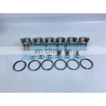 6WA1 Pistones With Piston Ring Set For Isuzu