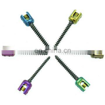 China Manufacture Spinal Pedicle Screw Fixation System Polyaxial Pedical Screws Orthopedic Surgical Spine Implants photo-5