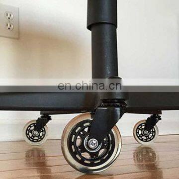 Low Noise Easy Fast Install Office Furniture PU Castor Roller Wheel photo-5