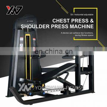 Wholesales Price YW-1766 Double Functional Gym Fitness Equipment Chest Press & Shoulder Press Machine photo-4