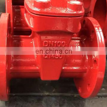 Din3352 Rising Spindle Fire Equipment Soft Sealing Gate Valve