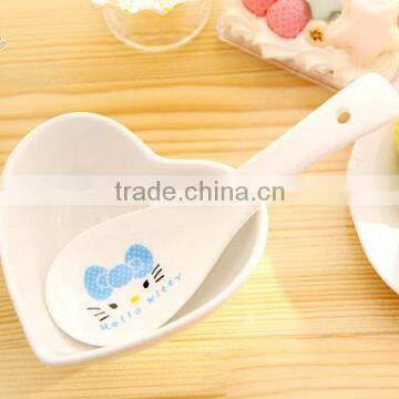 Ceramic Spoon Rest Ceramic Spoon Fork Knife Set Ceramic Tea Spoon photo-6