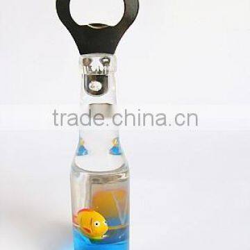Liquid Bottle Shape Beer Opener Fridge Magnet Bottle Opener
